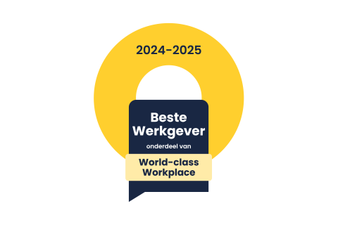 Logo tegel Beste werkgever transparant